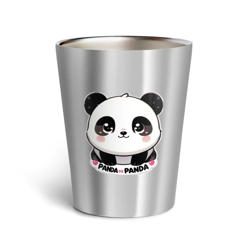 パンダdeぱんだのパンダdeぱんだ Thermo Tumbler