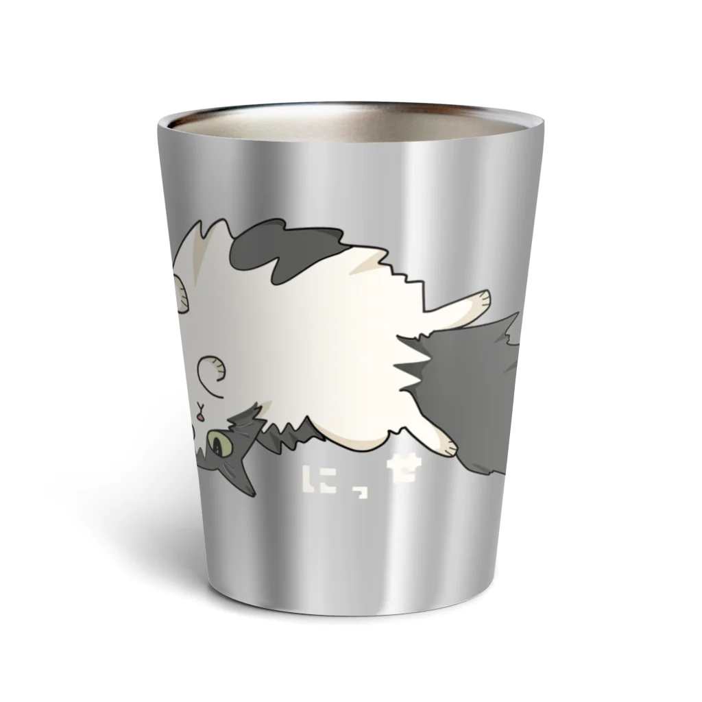 FURONEKOのへそ天ニッセくん Thermo Tumbler