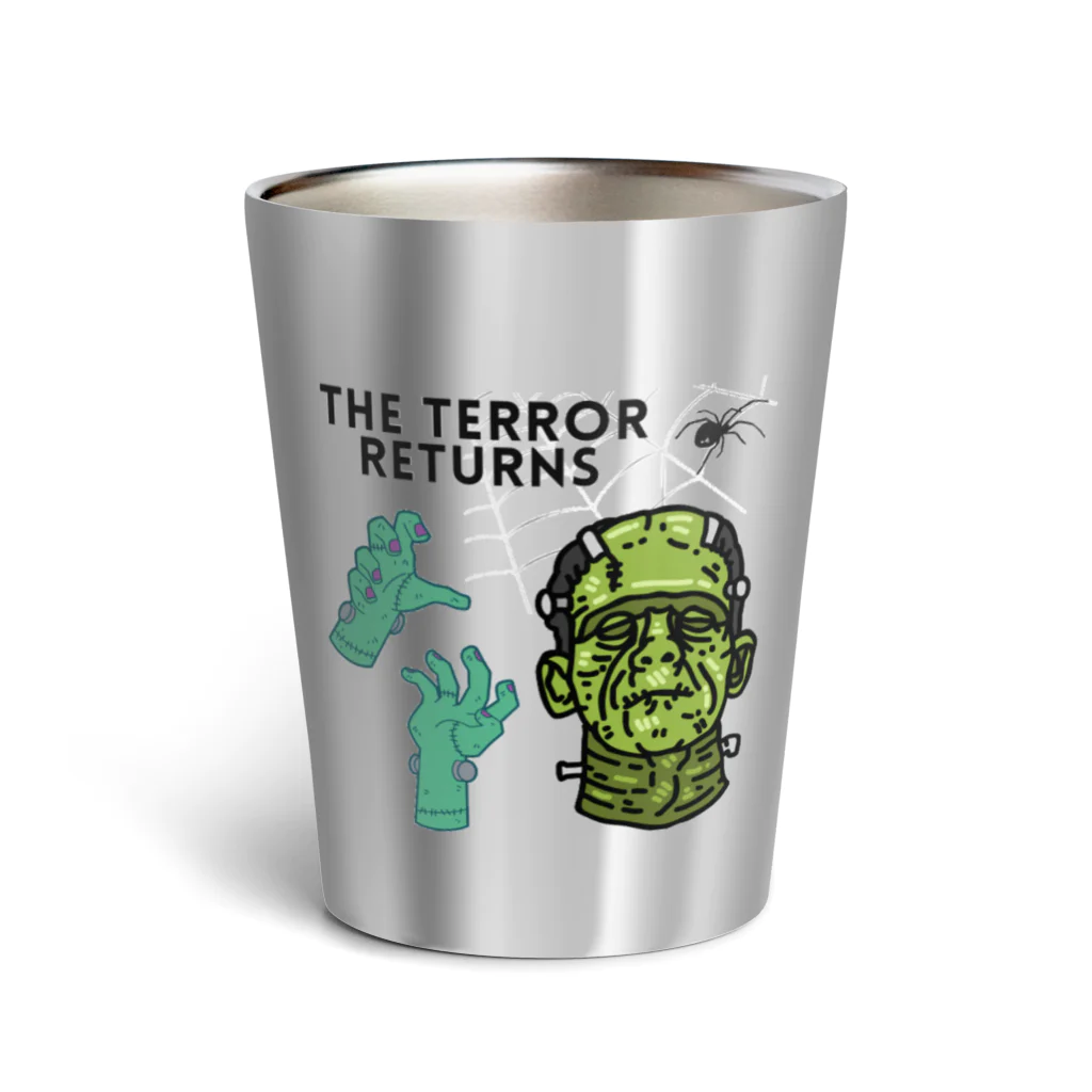 CHIBE86のThe terror returns（恐怖の復活） Thermo Tumbler