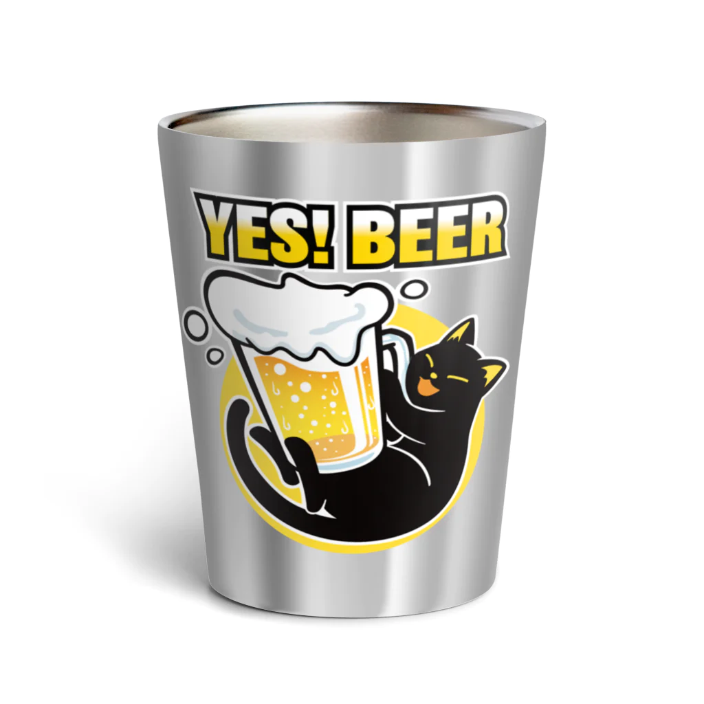 AckeeWolf Art ShopのYES! BEER Thermo Tumbler