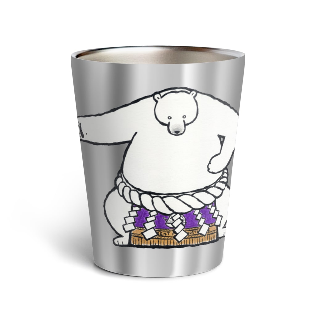 サトウノリコ*の白熊山（雲竜型） Thermo Tumbler
