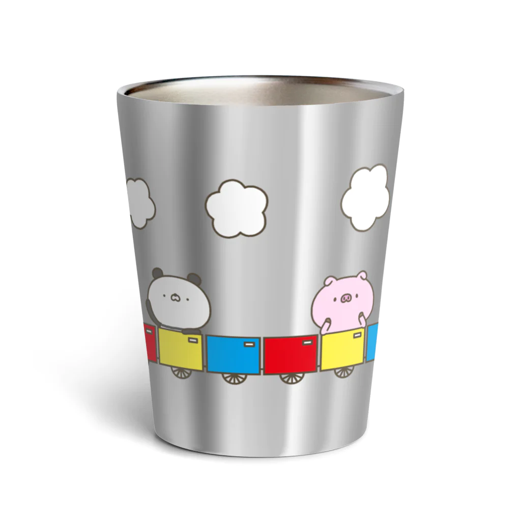 ユウィズのかわいい動物トレイン Thermo Tumbler