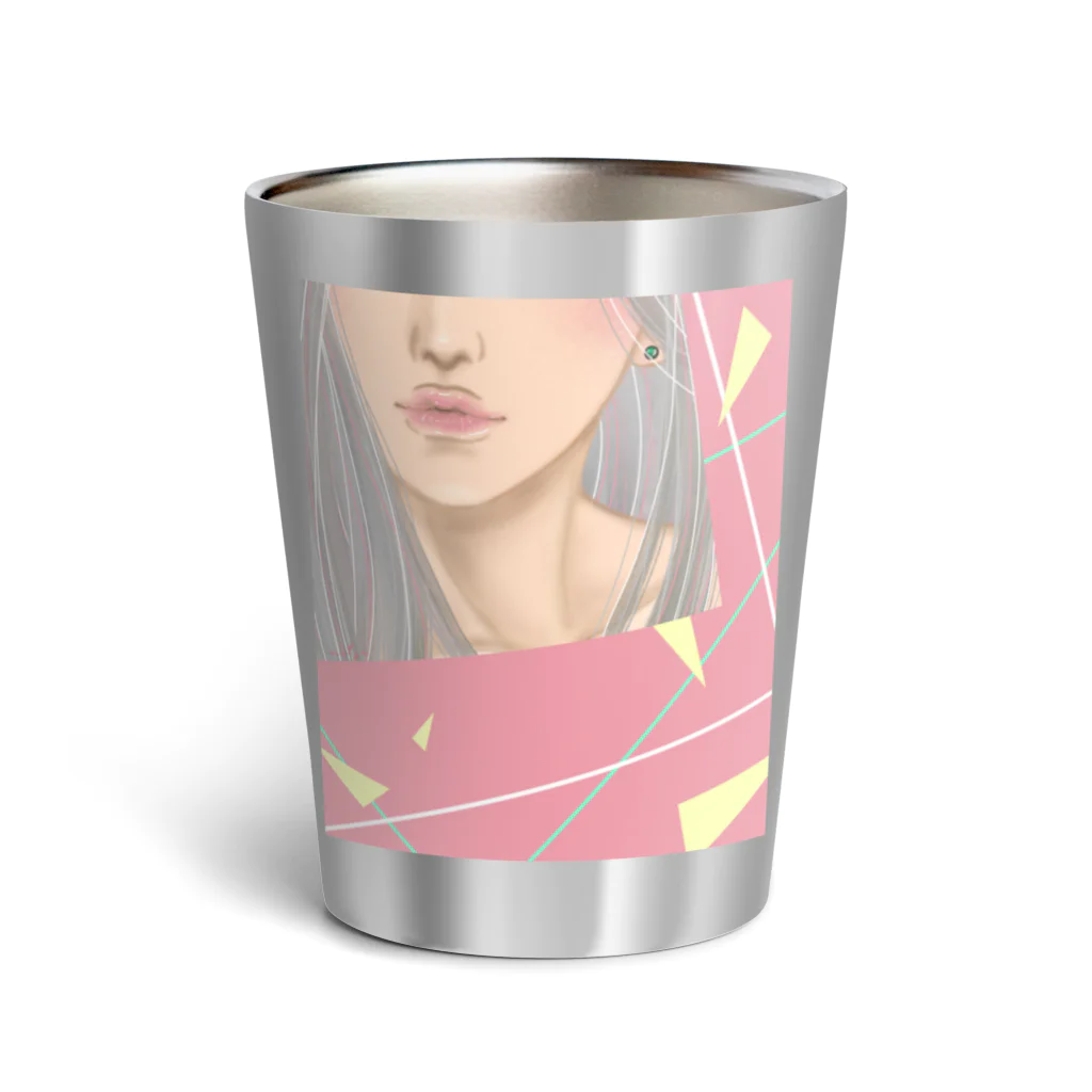 Ｍ✧Ｌｏｖｅｌｏ（エム・ラヴロ）の翡翠のピアス✧ Thermo Tumbler