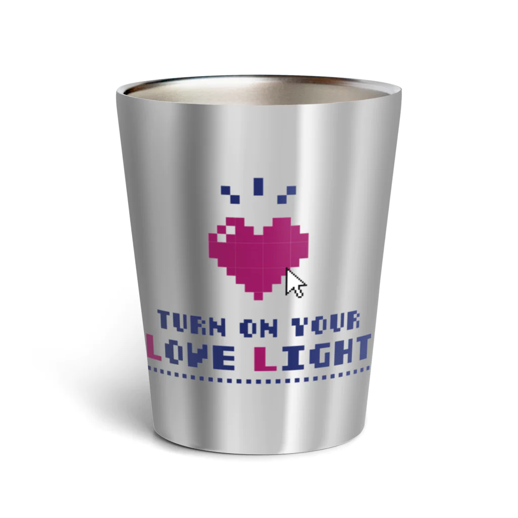 ことり屋のTurn on your love light Thermo Tumbler