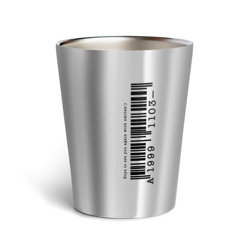 アライロのバーコード Thermo Tumbler