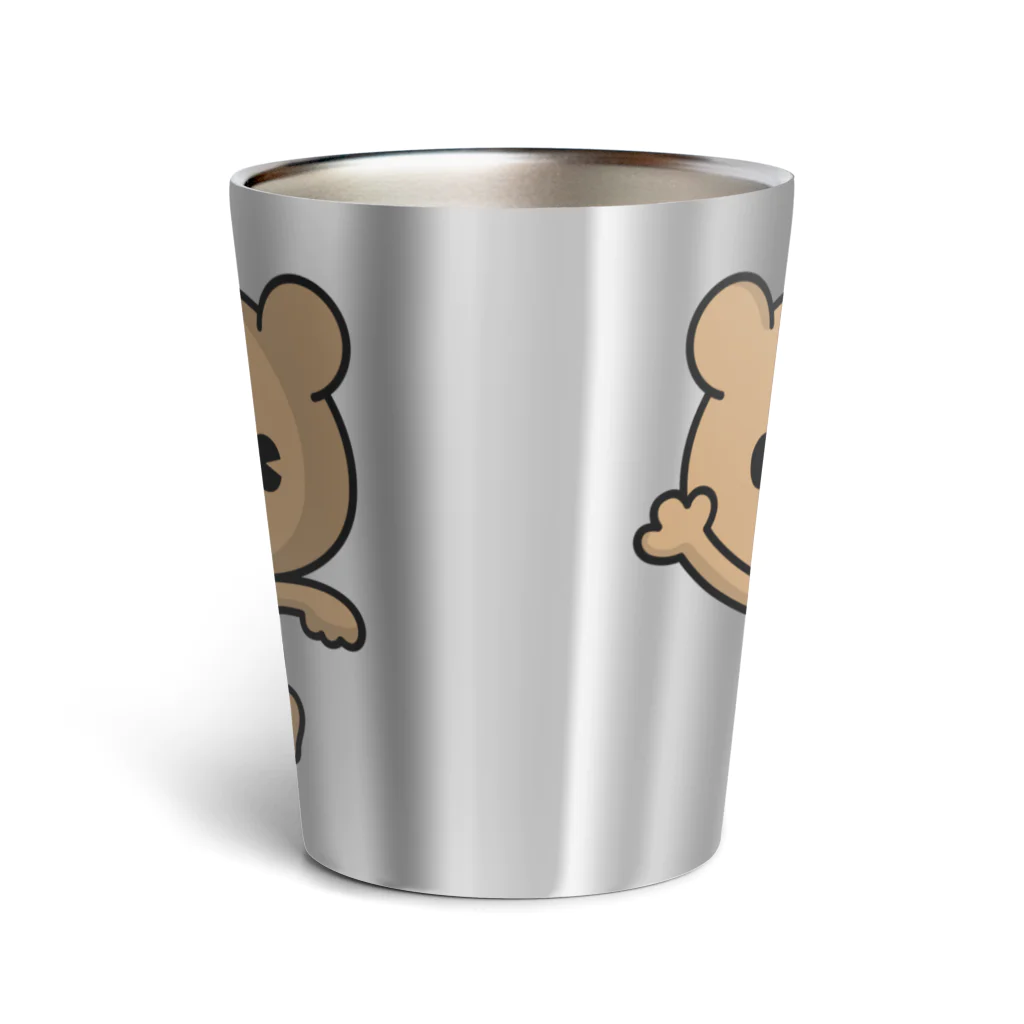 4A-Studio（よんえーすたじお）のドＭくまちゃん（ヨダレバージョン） Thermo Tumbler