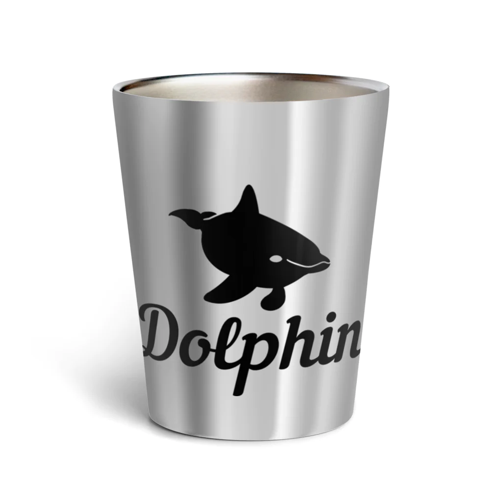 イルカのTシャツ屋さん🐬のクールなDolphin Thermo Tumbler