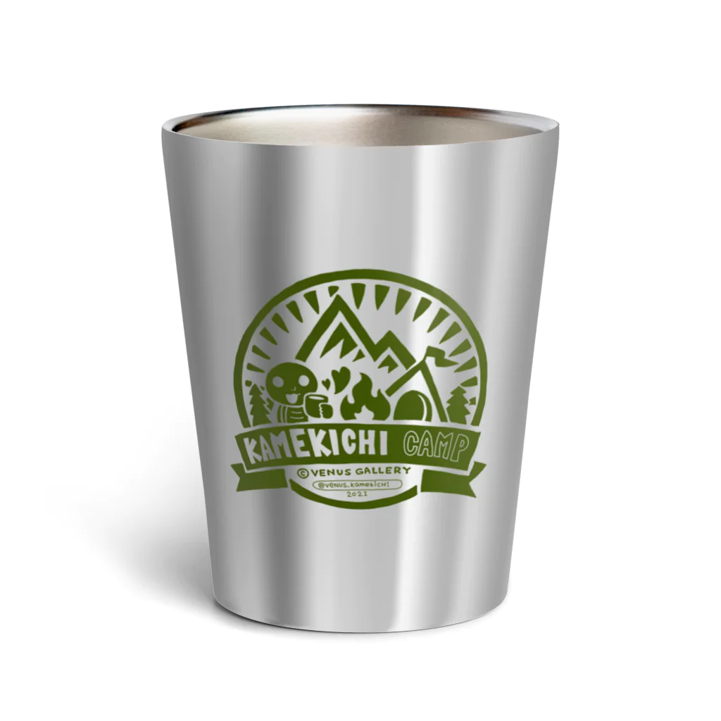 カメ吉の逆襲™ アイテム屋さんのカメ吉の CAMPタンブラー Thermo Tumbler