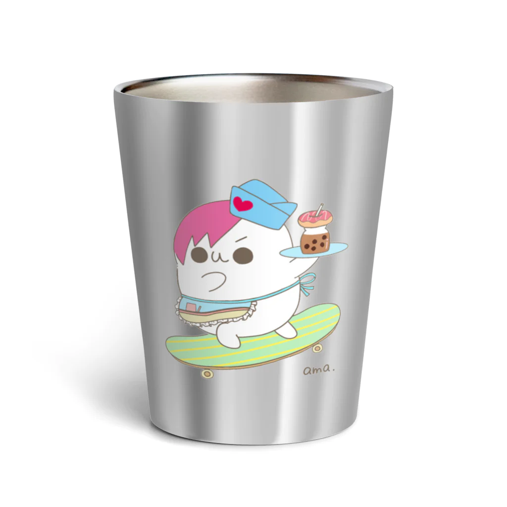 おもち社 おんらいんしょっぷのあーりーあめりかーん Thermo Tumbler