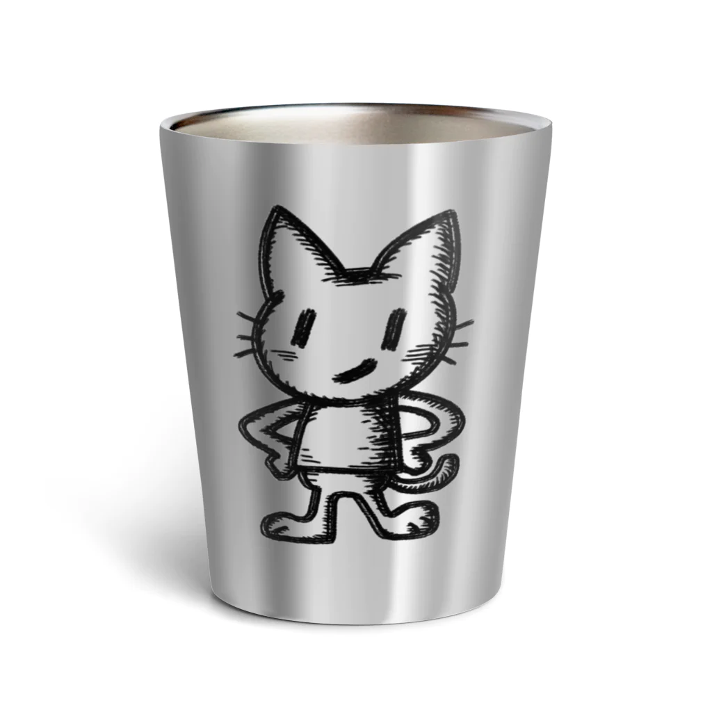 yuccoloのドヤ顔ねこ Thermo Tumbler