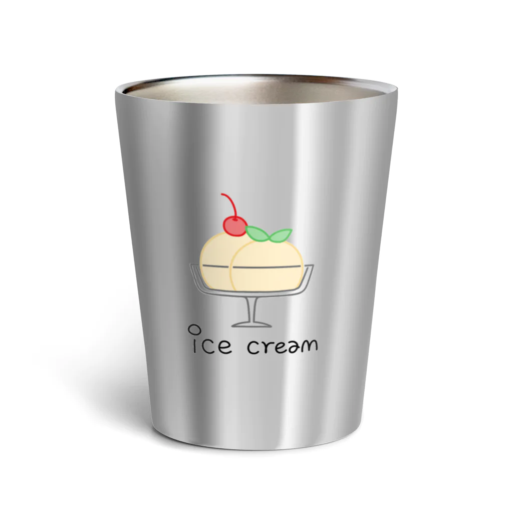 金木犀の隠れ家のice cream Thermo Tumbler