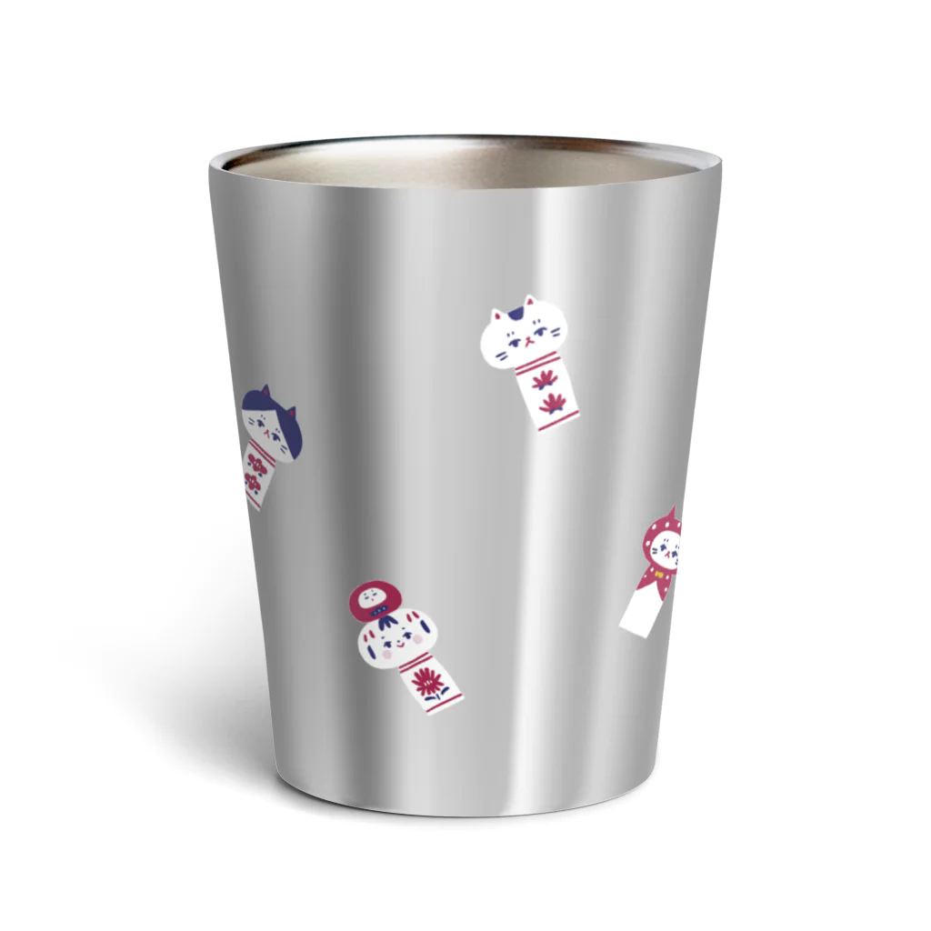 marucoro chanのランダムこけしちゃん Thermo Tumbler