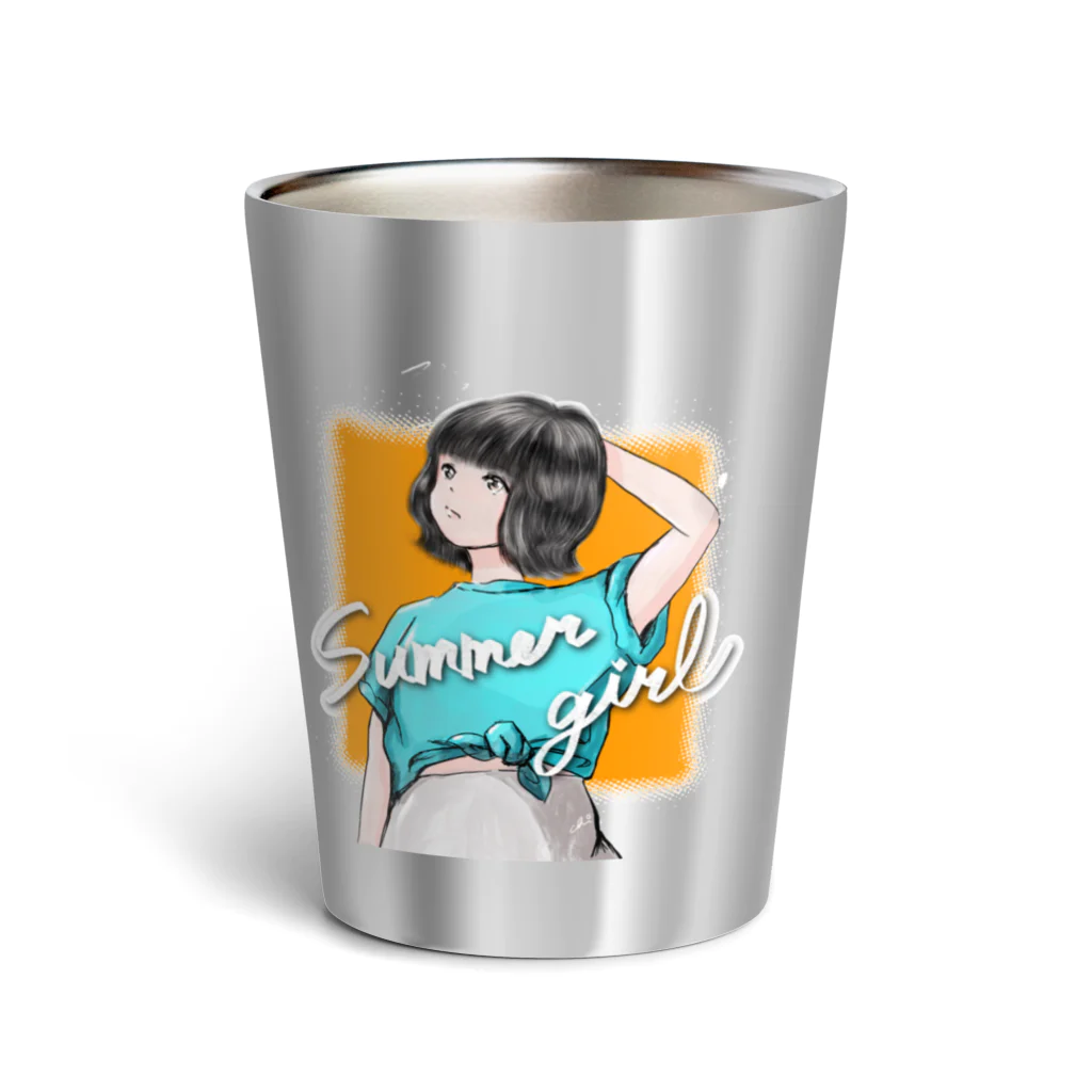 Vitamin_chi_のsummer  girl Thermo Tumbler