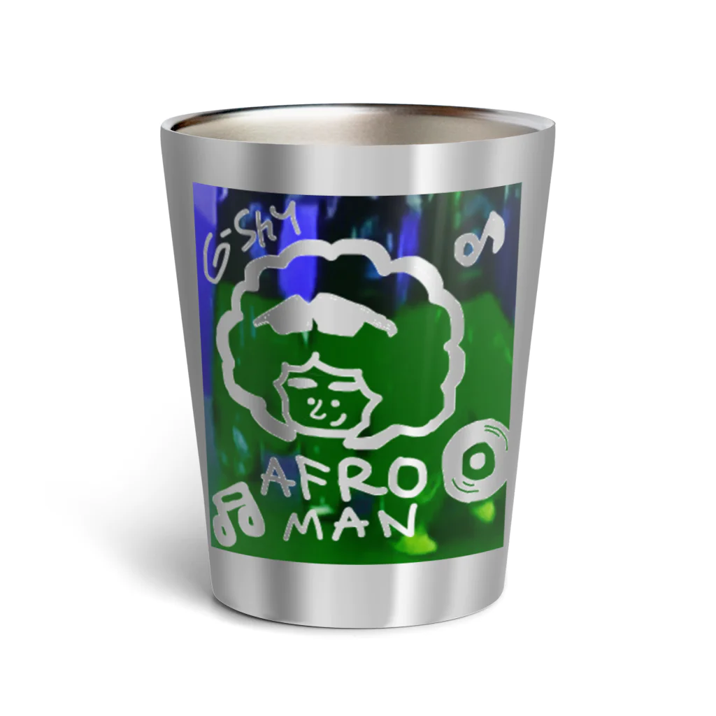 G-shyの210726 アフロマン Thermo Tumbler