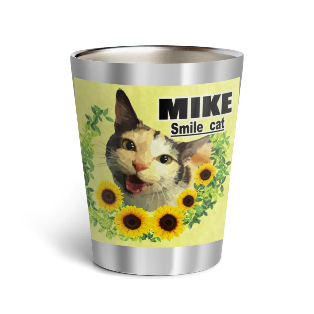 sasa9"のSmile cat Thermo Tumbler