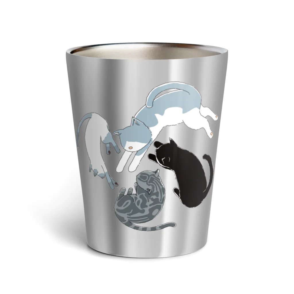 ねこの４きょうだいのねこの４きょうだい Thermo Tumbler