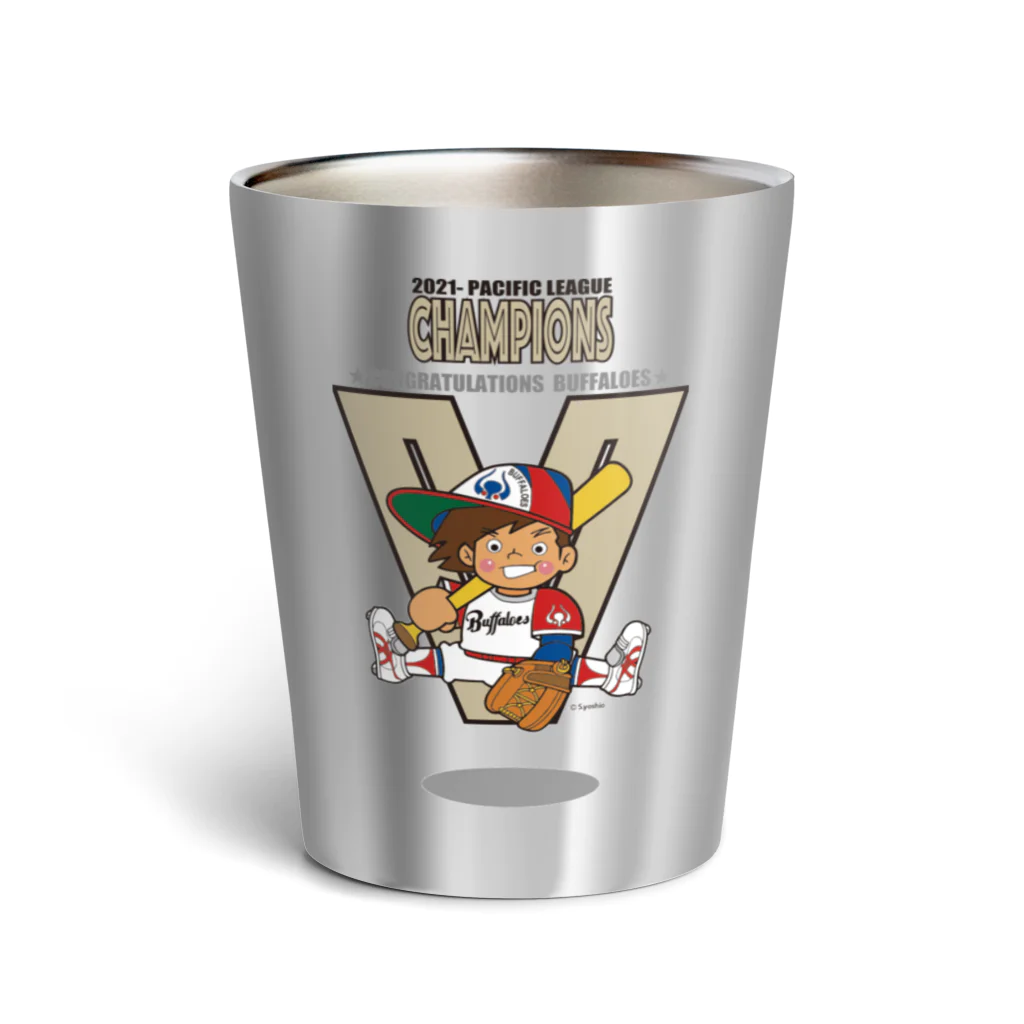 バッファ君  goods【近鉄バファローズ／1976-1996】の★CONGRATULATIONS-2021【バッファ君】 Thermo Tumbler