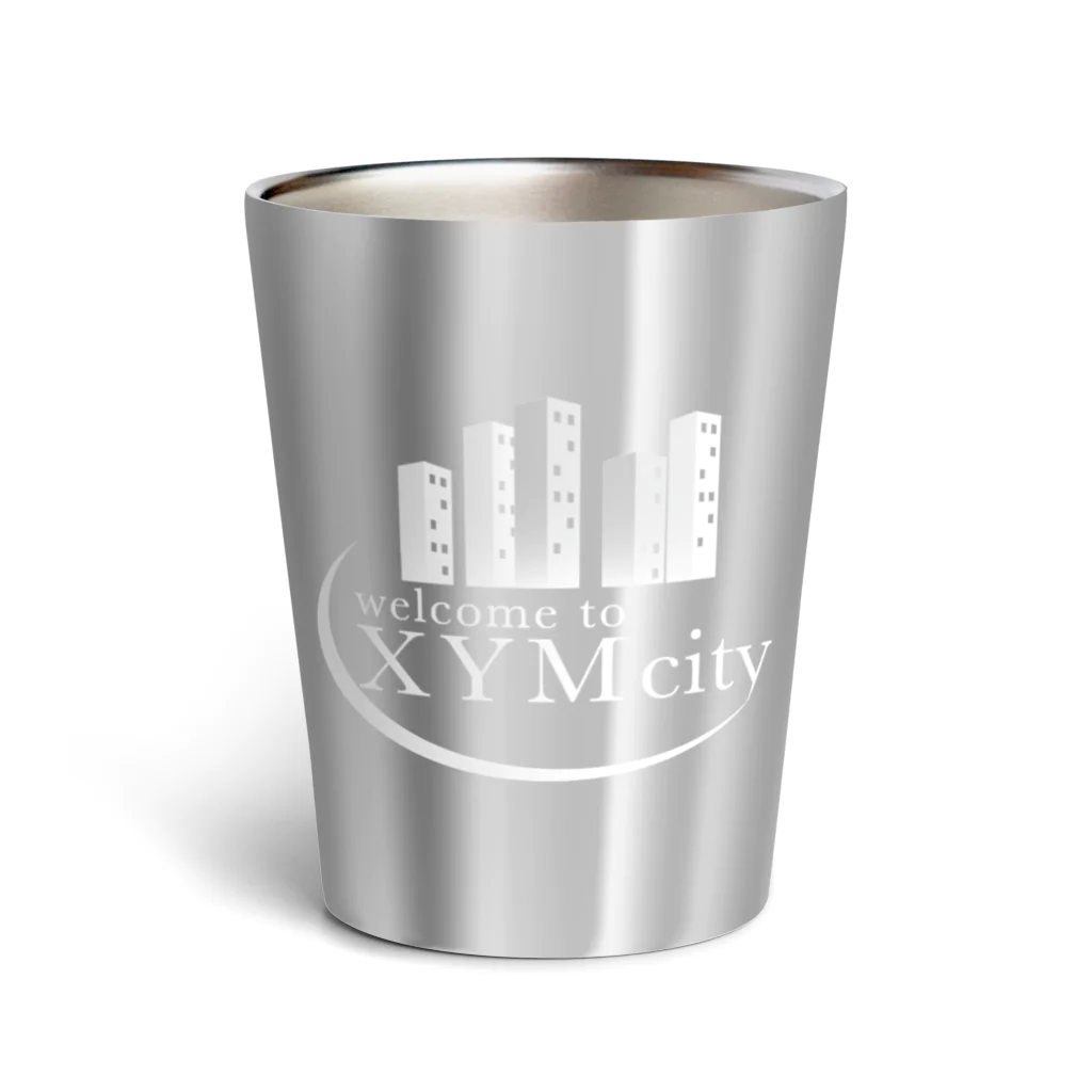 CryptographicNatureのXYMcity white Thermo Tumbler