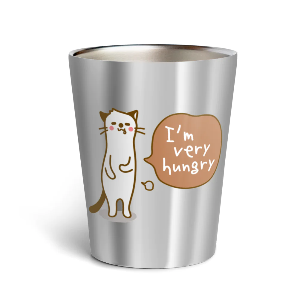 chieru_cafeのはらぺこねこ Thermo Tumbler