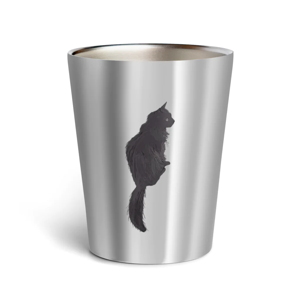 everblackの黒猫 Thermo Tumbler