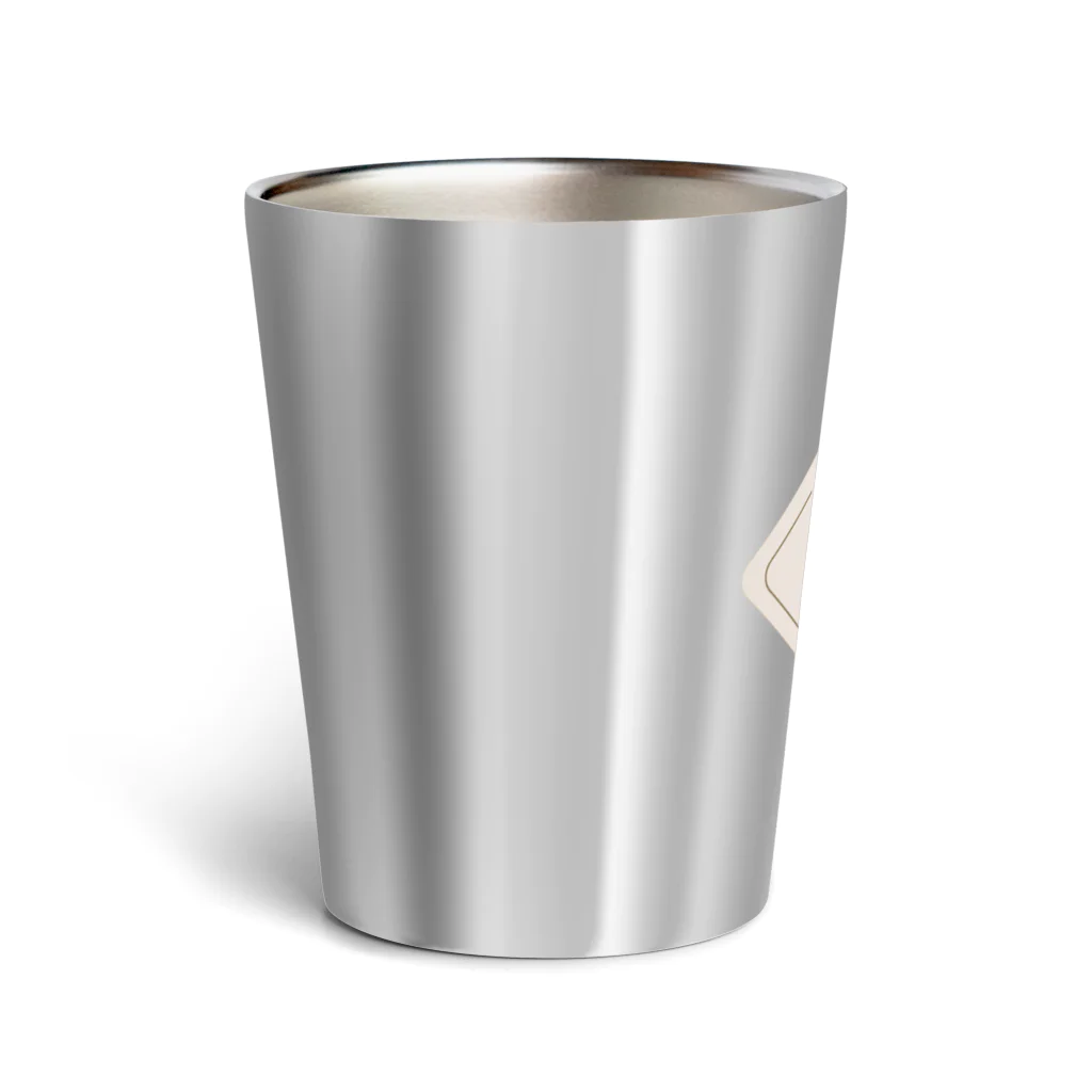 bar-necco online goods shopのひし形文字入りデザイン Thermo Tumbler