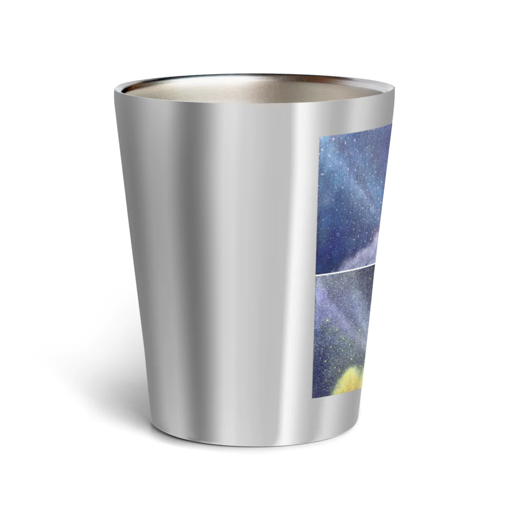 KEIKO's art factoryの「四季と星」の4部作 Thermo Tumbler