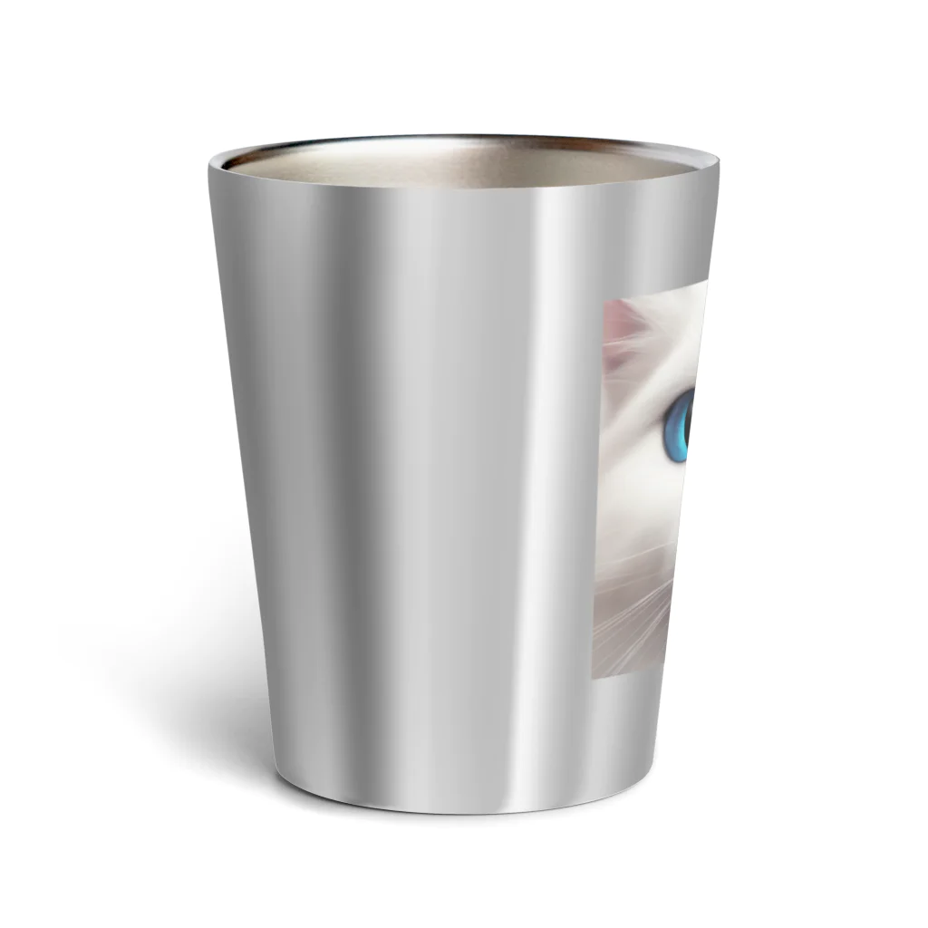 Mystic Blueの猫のMystic Blue Thermo Tumbler