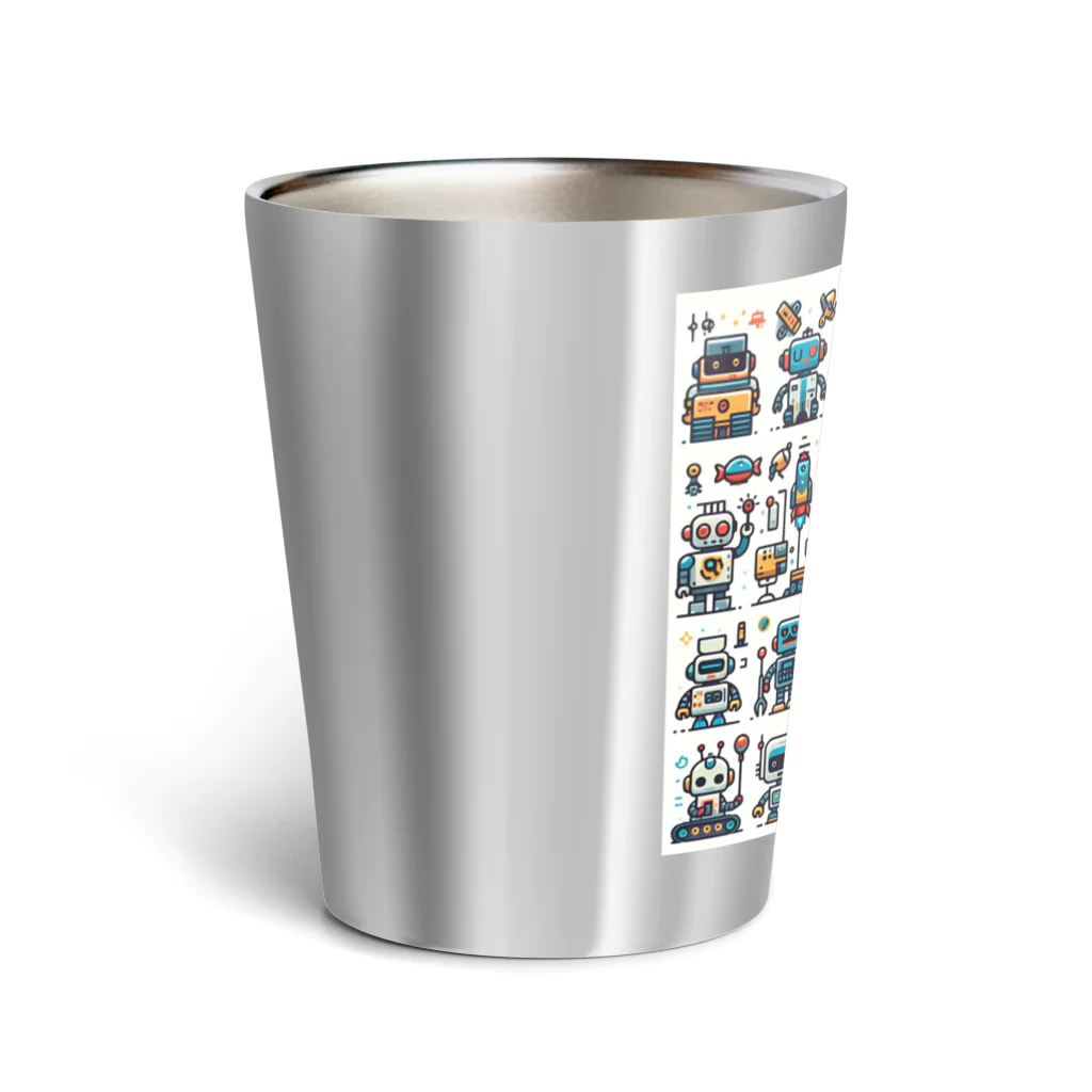 ロボットグッズshopのロボットいっぱい３！ Thermo Tumbler