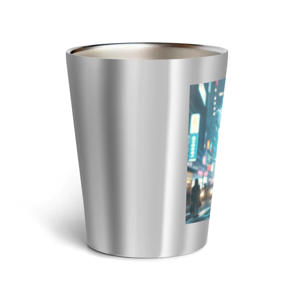 Harukiworksのネオンガール Thermo Tumbler