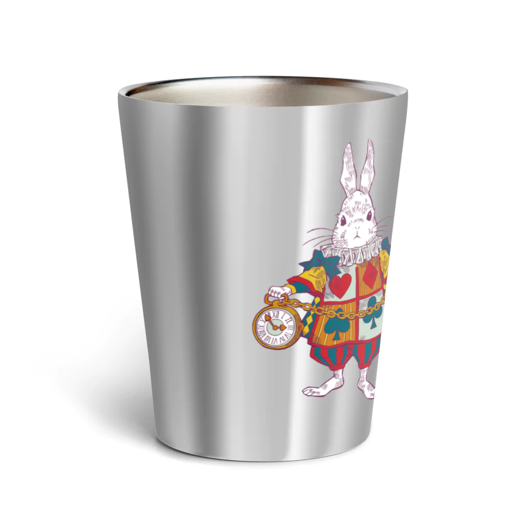 中島みなみのAlice White Rabbit アリスの白ウサギ Thermo Tumbler