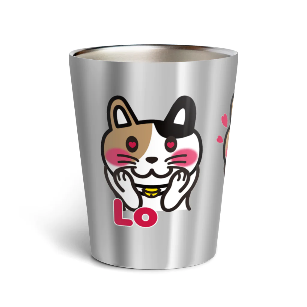 キッズモード某のねこLove Thermo Tumbler