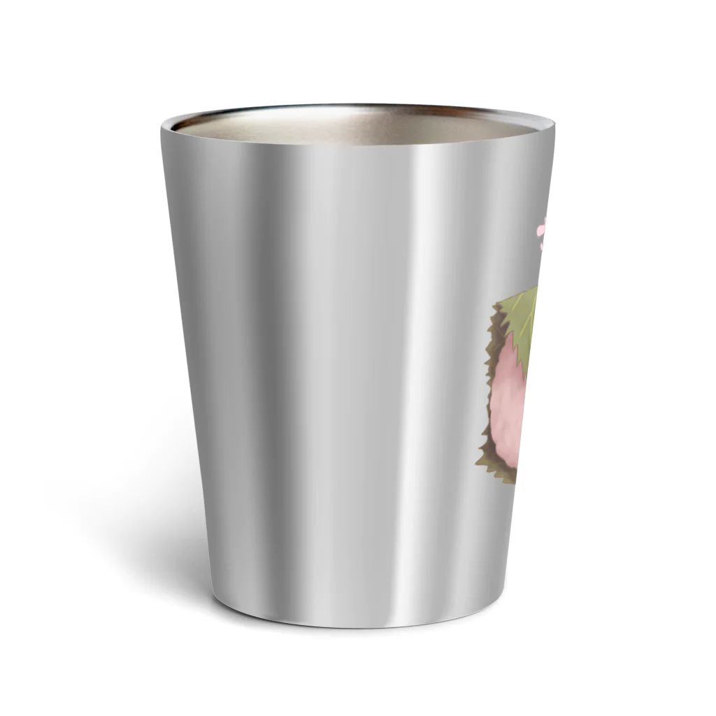 すとろべりーガムFactoryの桜もち Thermo Tumbler