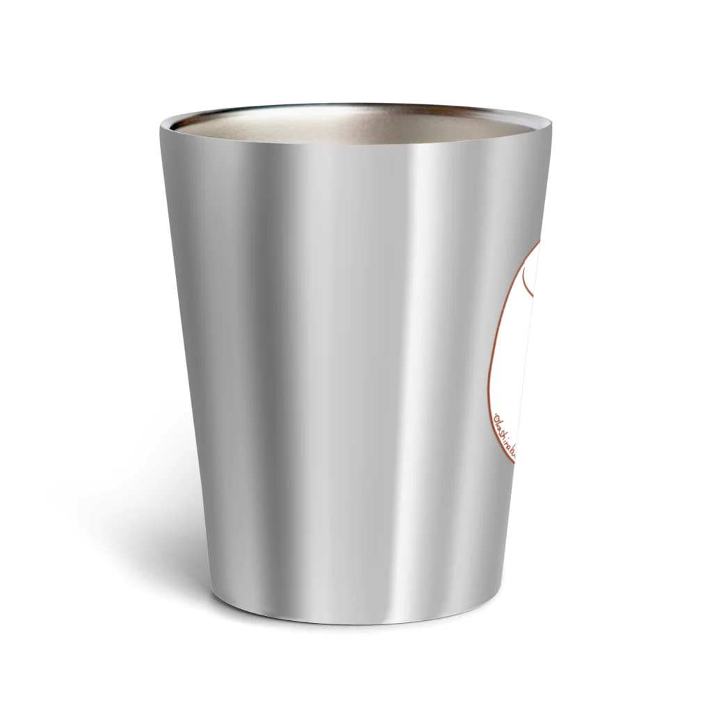 Draw freelyのぶたくんとマシュマロ Thermo Tumbler