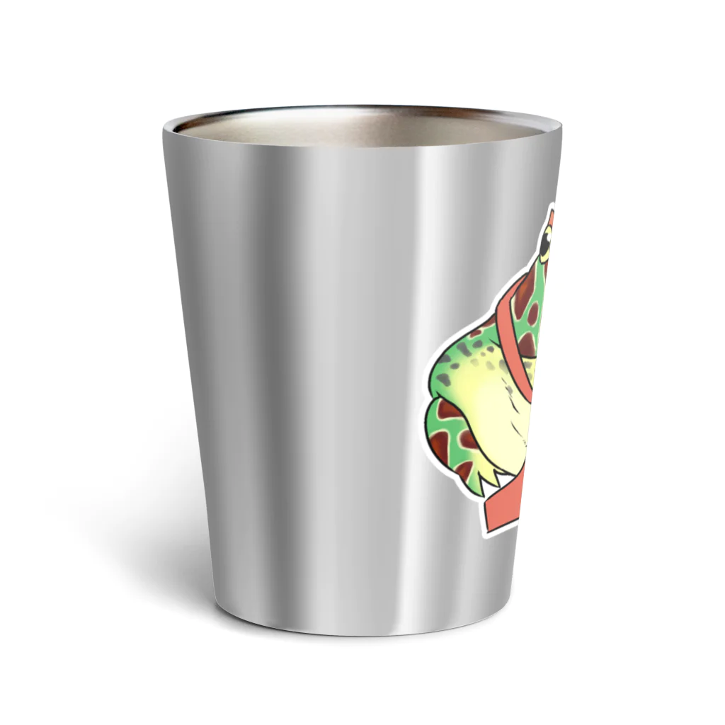 tougakanoe🐸のベルツノガエル　おもちさん Thermo Tumbler