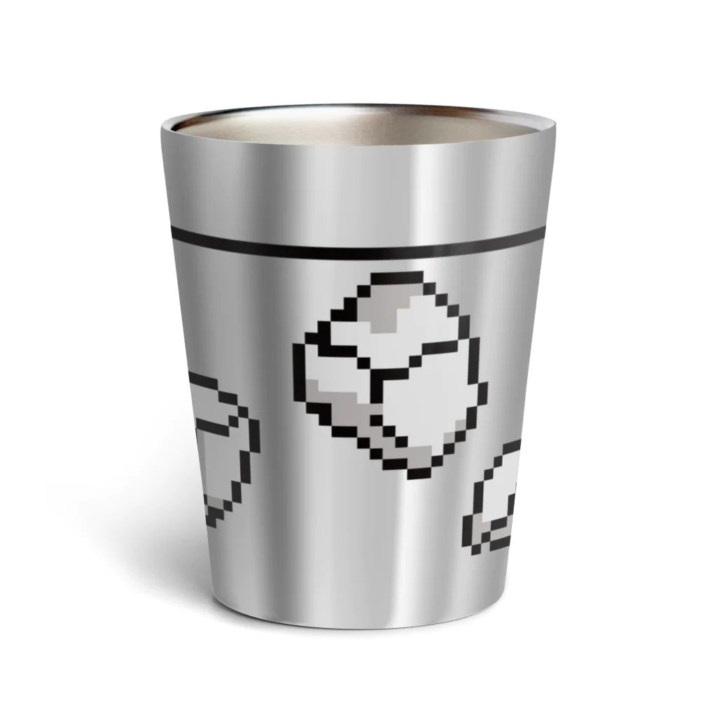 モーモーデザインのドット絵ウメワリくん Thermo Tumbler