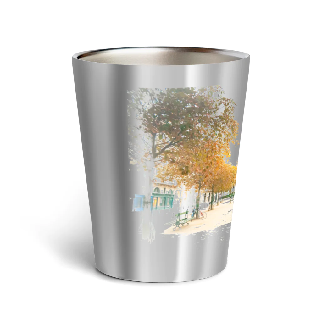 thegemishartのパリの公園 Thermo Tumbler