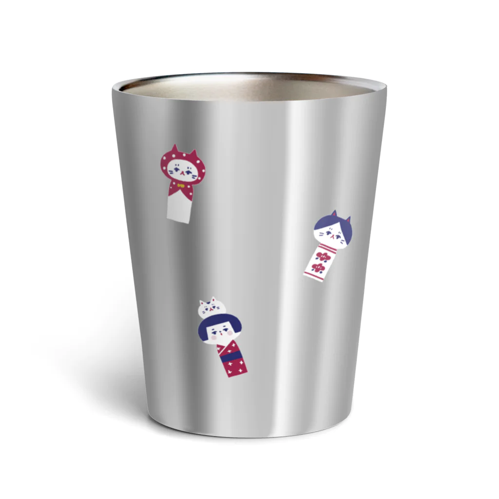 marucoro chanのランダムこけしちゃん Thermo Tumbler