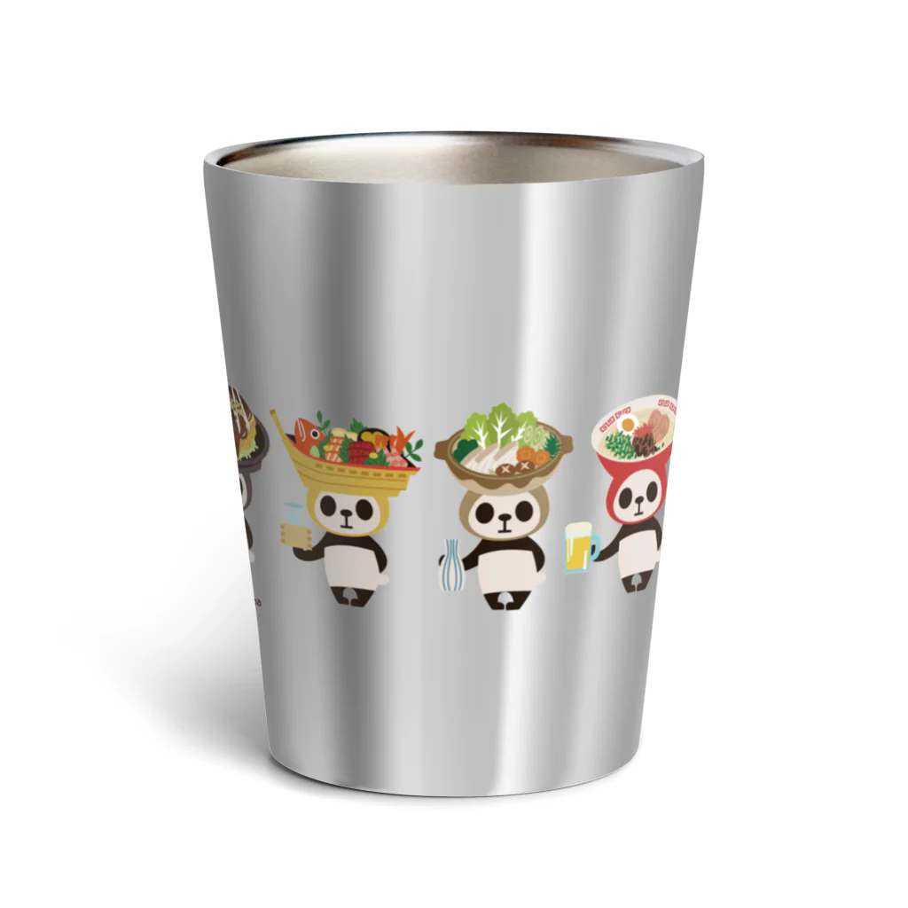 キッチュのカブリモノ日本料理パンダ Thermo Tumbler