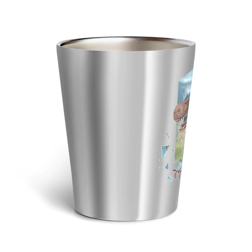 すとろべりーガムFactoryのティラノサウルス Thermo Tumbler