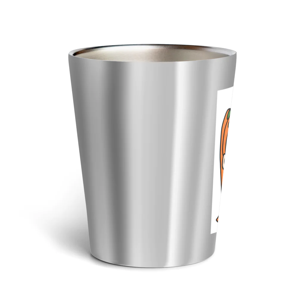 helloグリコの実はトマト食べてる女 Thermo Tumbler