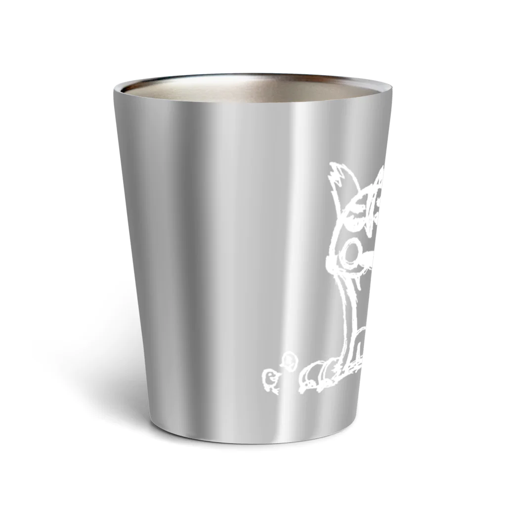 STAND FLOWERの2010虎_ white Thermo Tumbler