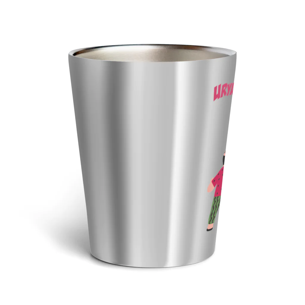 キッズモード某のおとんVSおかんスイカ割りVr Thermo Tumbler