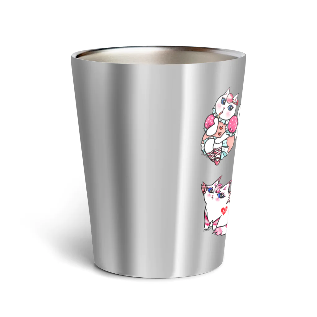 WataMayuroom☆のオシャレにゃんこ大集合 Thermo Tumbler