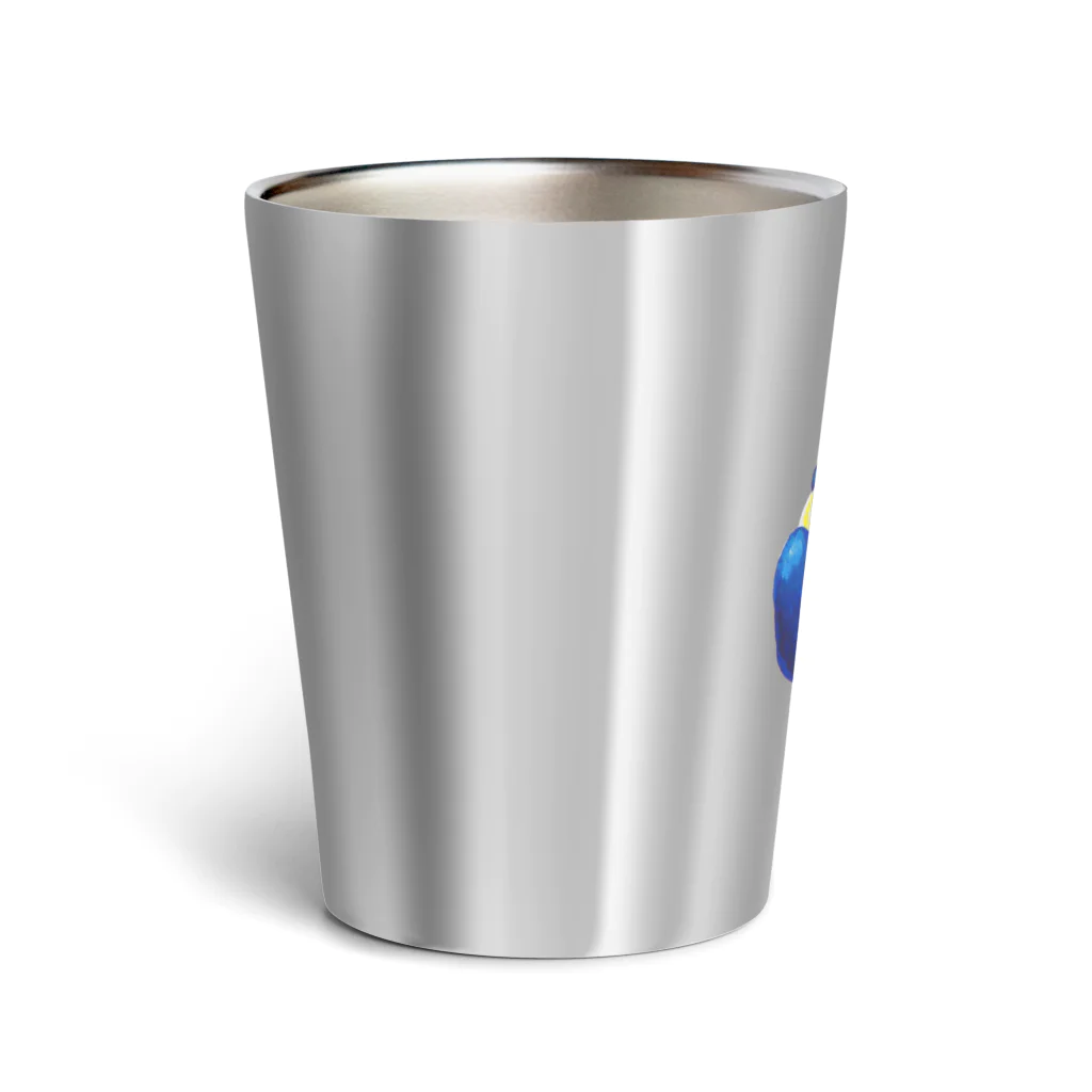 なるしまなるしのパンダカーの絵 Thermo Tumbler