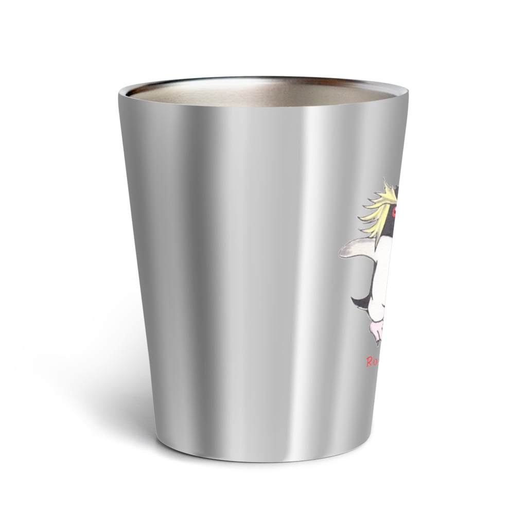 ヤママユ(ヤママユ・ペンギイナ)のふたごのイワトビペンギン(キタ) Thermo Tumbler