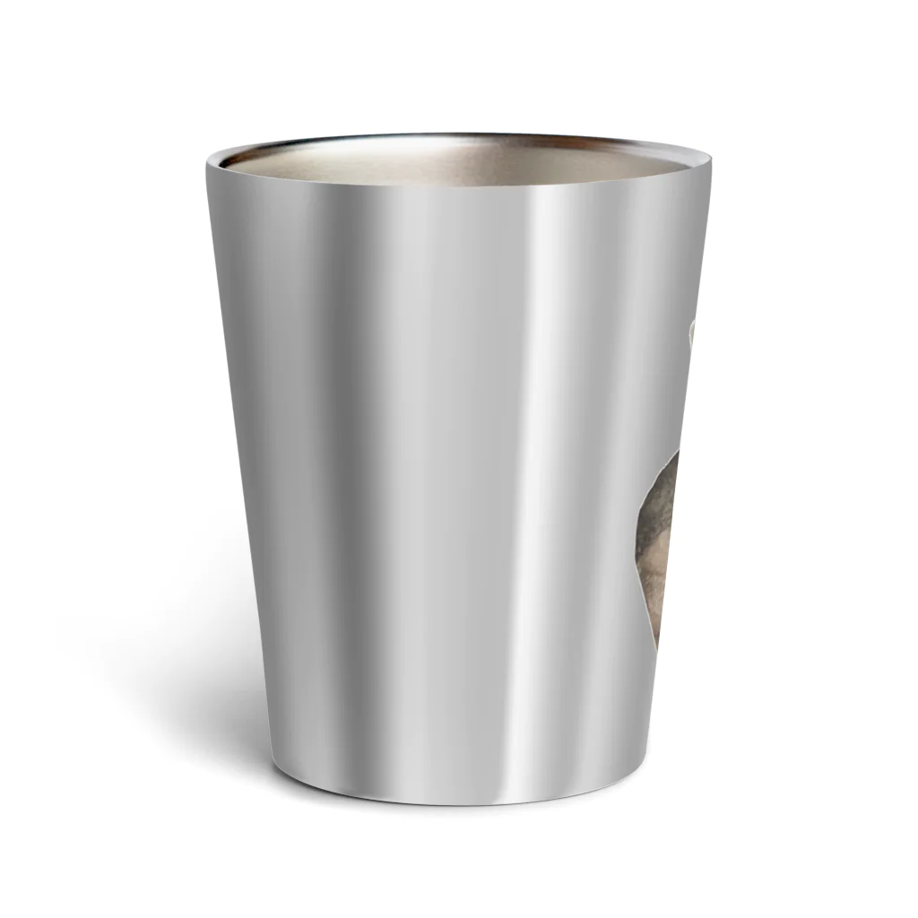 🤘メロイック本舗🤘のサッカーうさぎ Thermo Tumbler