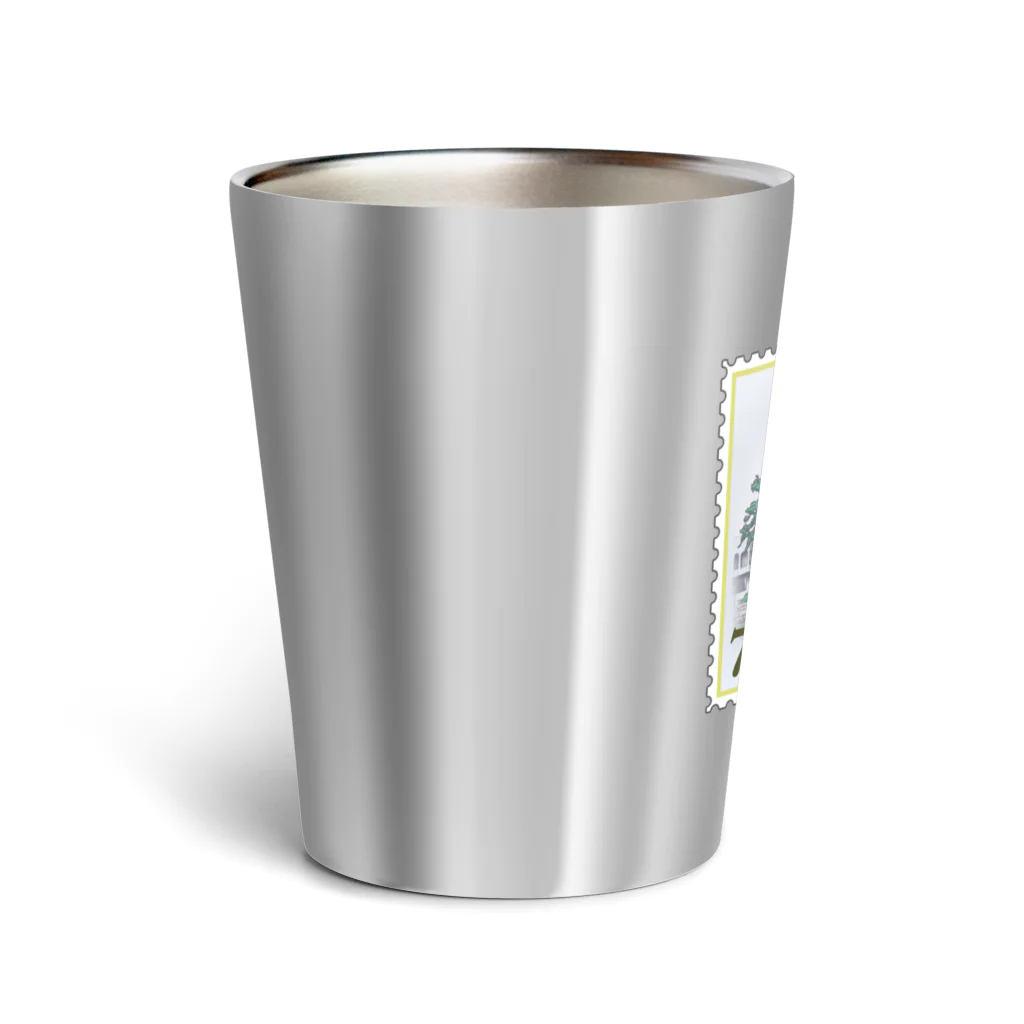 higahouseの琉球郵便切手ガジュマル 黄 Thermo Tumbler