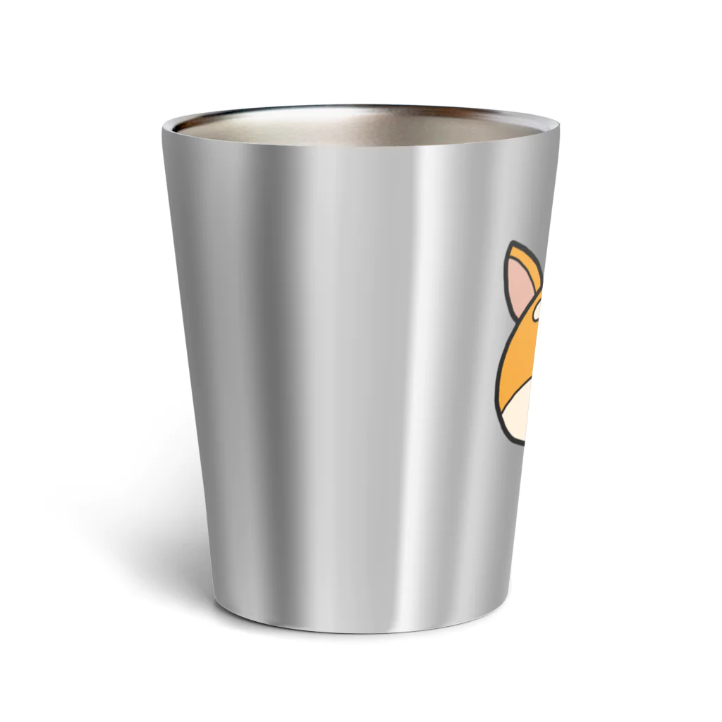 MrKShirtsのInu (犬) 色デザイン Thermo Tumbler