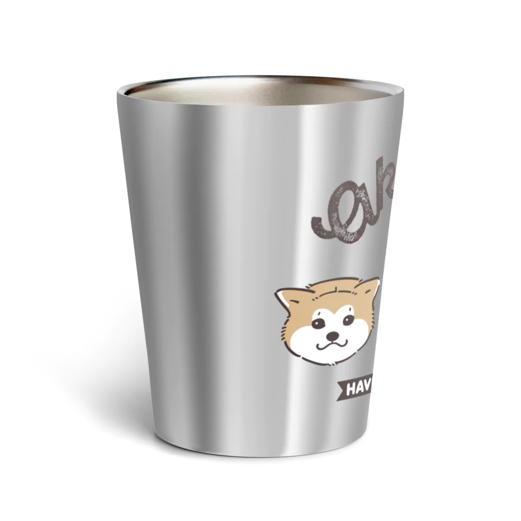 茉莉香｜Marikaの秋田犬ブラザーズ Thermo Tumbler