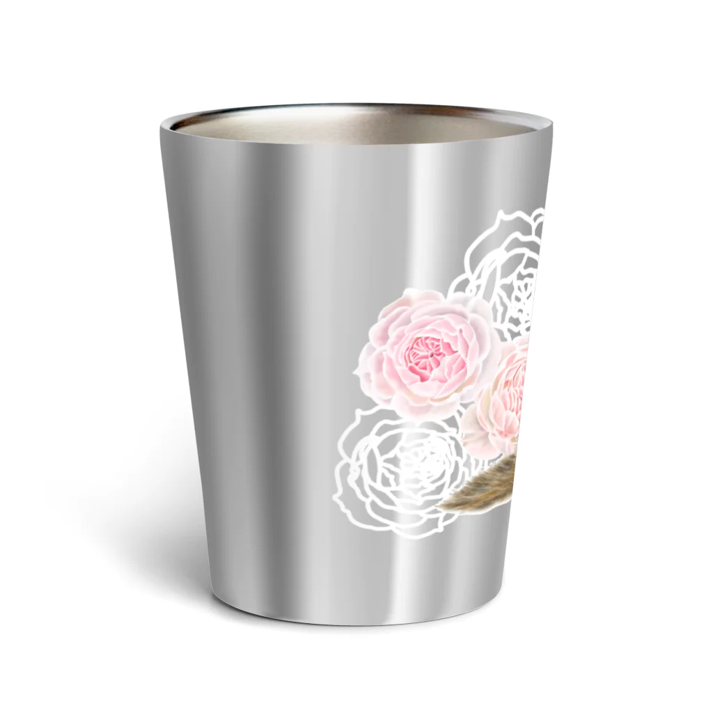 Ａｔｅｌｉｅｒ　Ｈｅｕｒｅｕｘの薔薇とチンチラゴールデン Thermo Tumbler